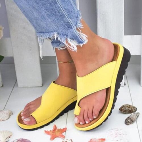 New Fashion Womens PU Leather Shoes Comfy Platform Flats Wedges Open Toe Ankle Beach Shoes Roman Slippers Sandals Free Shipping
