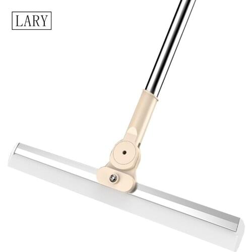 LARY Silicone Broom Hair Cleaner Shower Room Hand Push Floor Wiper Squeegee for Floor Cleaning Sweeping Brush Magic Broom