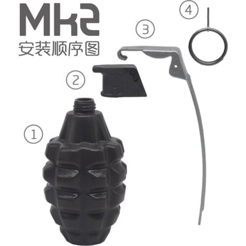 Cosplay Tactical Plastic Edition MK2 Storage Tank CF Prop Model No Function