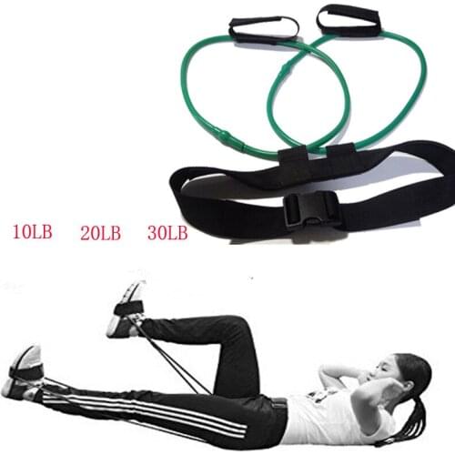 Fitness Booty Butt Training Band Adjustable Waist Belt Pedal Exerciser Resistance Bands for Glutes Legs Muscle Workout
