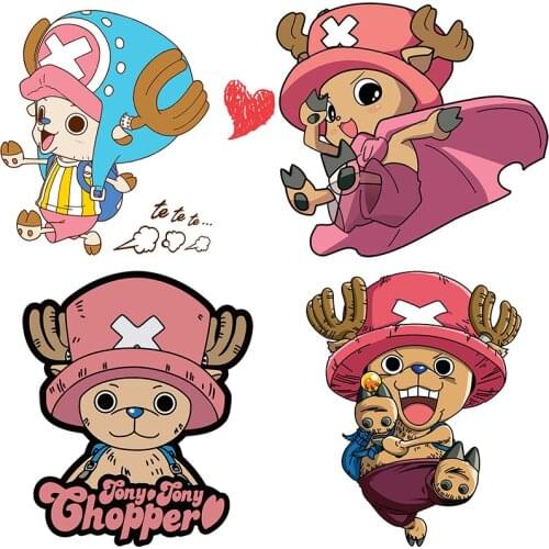 Three Ratels CDM109 ONE PIECE Tony Tony Chopper cartoon anime car hood sticker laptop decal wall stickers home decoration