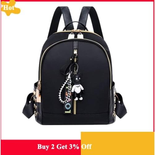 Leisure Oxford backpack women backpack female for school in korean style backpack female