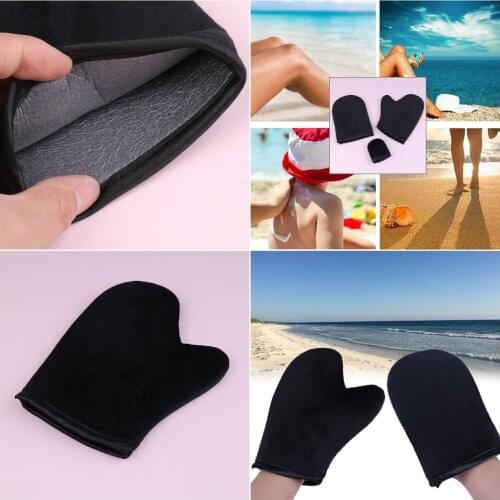 High Quality Reusable Body Self Tan Applicator Tanning Gloves Cream Lotion Mousse Body Cleaning Glove Self Tanner