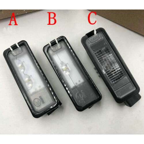 For Bora Golf 6 Golf 7 mk6 mk7 Passat b7l Jetta Scirocco CC Led rear license plate lamp Original rear license plate lamp