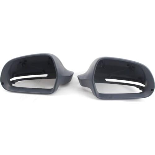 Side Wing Mirror Cover Casing Fit For AUDI A4 08-12 A6 09-11 A8 08-10 Q3 12-17