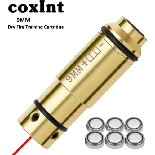 9mm Laser Training Laser Cartridge Dry Fire Training Laser for Dry Fire Training Hunting Shooting Pistol Red Dot Laser