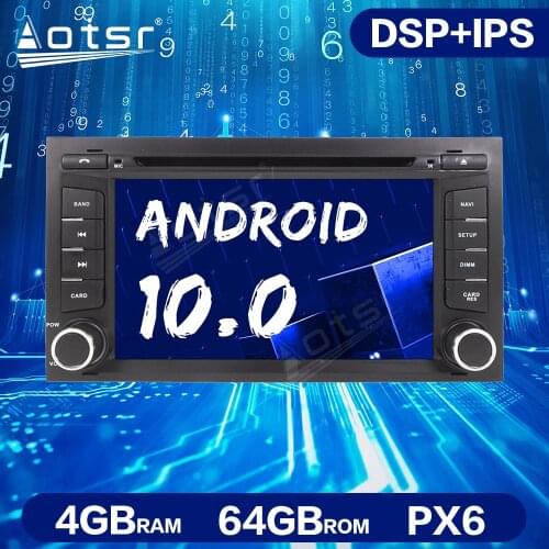 For Seat Leon Android Radio Car Multimedia Player Audio Car GPS Navigation Android 10.0 4GB+64GB DSP PX6 Auto Stereo Head Unit