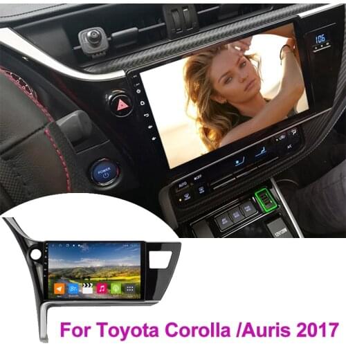 Car Audio For Toyota Corolla Auris 2017 Android 10.0 Car Radio Multimedia Video Player Navigation GPS 128GB Autoradio Stereo HU