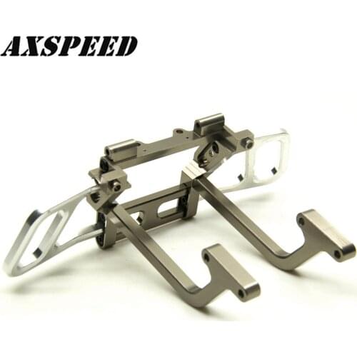 High Quality Titanium Color AXIAL Wraith Metal Front Bumper Bull Bar For 1/10 RC Rock Crawler Car Truck