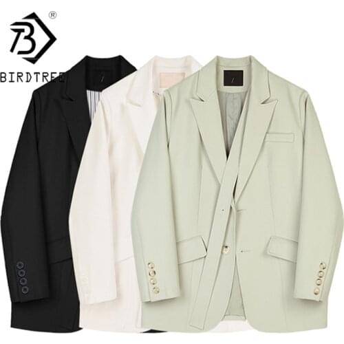 Женские офисные пиджаки BIRDTREE TB China At AliExpress