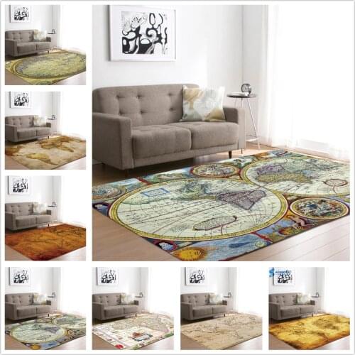 Large World Map Carpets Rug Bedroom Kids Baby Play Crawling Mat Memory Foam Area Rugs Carpet for Living Room Home Decorative
