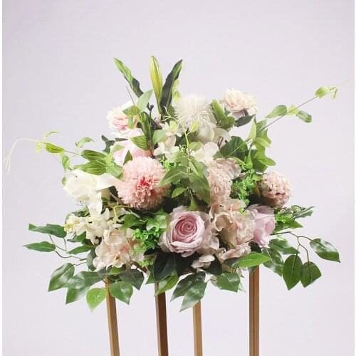 SPR 35CM table centerpiece flower ball wedding artificial flower arrangement for arch 2m 1m table runner wedding table flower