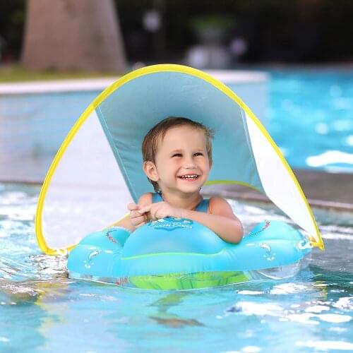 Baby Swimming Ring Inflatable Infant Floating Kids Float Swim Pool Accessories Circle Bath Inflatable Ring Toy