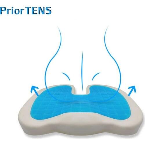 Flex Egg Gel Seat Cushion Wheelchair Protect Healthy Sitting Breathable Pillows For Home Office Car Foam U-shape Travel Seat