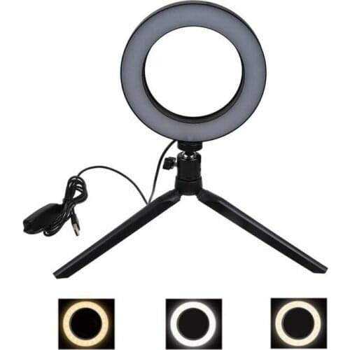 New Arrival LED Ring Light Dimmable 5500K Lamp Photography Camera Photo Studio Phone Video Ring Lights Camera Accessories