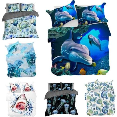 3d print animal bedding set king size home textiles quilt cover pillowcase luxury bedding bed linen