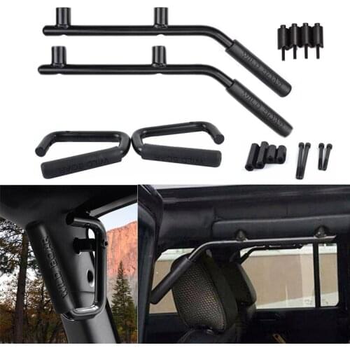 Grab Bar Handle Kit for Jeep wrangler JK 2007-2017 Front Rear Bars Aluminium 2 Door 4 Door Car Accessories for Jeep JK