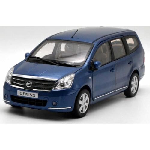 Diecast 1:18 Dongfeng Nissan GENISS MPV Alloy Simulation Car Model Collection Souvenir Ornaments Display Vehicle Toys Gift