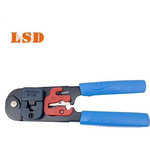 Modular crimping tool LS-208M RJ11/RJ45 crimping tool with cable stripper