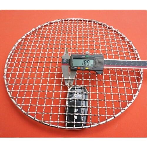 New 304 stainless steel bbq food special travel picnic bbq Customized round grill accessories