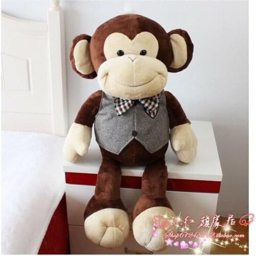 30" Huge Big Monkey Pillow Stuffed Animals Plush Soft Toys Doll Birthday Gifts Toys For Children