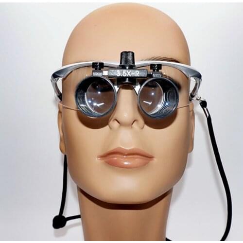 Wide Field 3.5X Dental Magnifying Glass Eye Glasses Orthopedic Surgery Magnifier Eye glass clip magnfying glass loupe