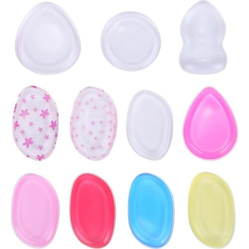1Pcs Waterdrop Transparent Silicone Gel Blender Cosmetic Puff Makeup Powder Cream Puff Foundation Beauty Make Up Tools