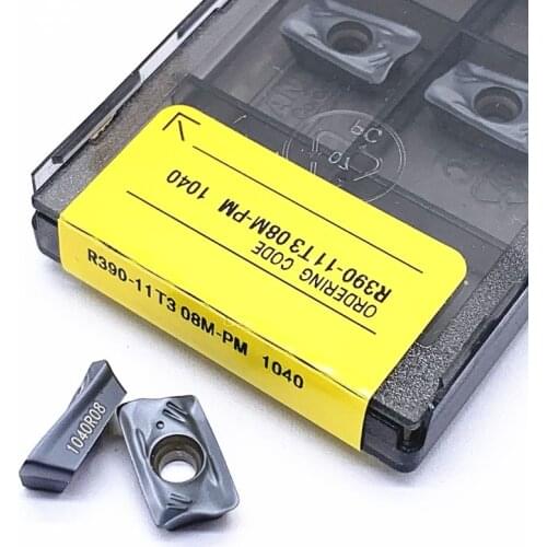 R390 11T304 11T308 PM 1025 1030 1040 1130 4240 Carbide Inserts Lathe Metal Cutting Turning Tools Indexable CNC milling machine