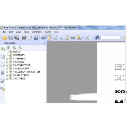 Komatsu Air Compressor & Air Conditioner Workshop Manuals (ALL)