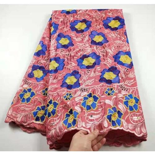 Swiss Lace Fabric 2020 Latest Swiss Voile Lace In Switzerland Dubai Fabric African 100%Cotton Fabric French Lace Fabric 5yards