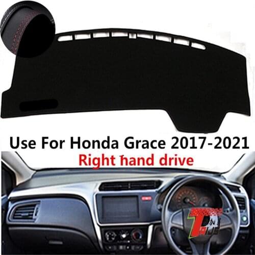 TAIJS Factory Casual Classic Sun Shade Leather Car Dashboard Cover For Honda Grace 2017 2018 2019 2020 2021 Right hand drive