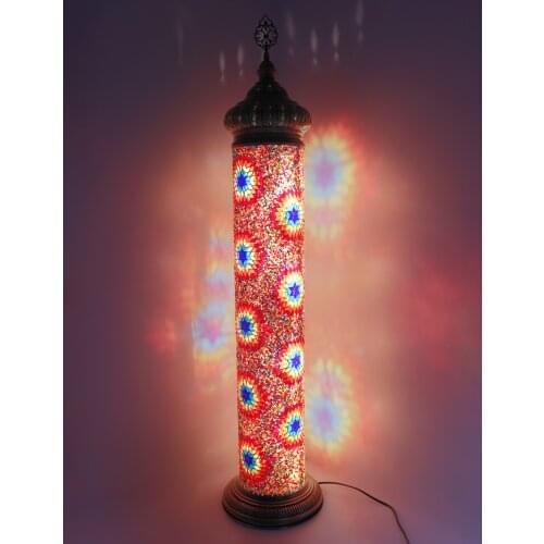 Turkish mosaic, Cylinder floor lamp
