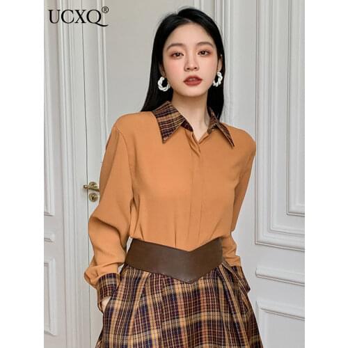 UCXQ Check Blouses