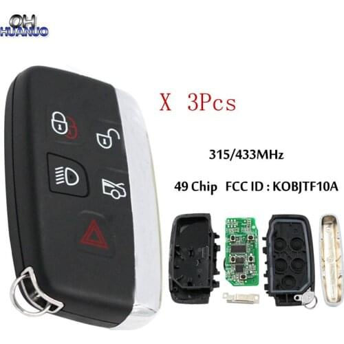3PCS/LOT High quality Smart Remote Key keyless entry 5 Button 315/433Mhz with 49 chip For Hyunda XFL XE XJ XF 2013-2014