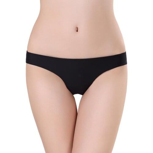Women Sexy Underwear Ladies Panties Plus Size Panty Transparent Low-Rise Cotton Briefs Intimates