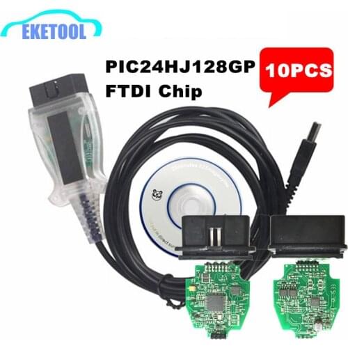 10pcs/Lot ELS27 FORScan USB Code Reader Green PCB PIC24HJ128GP+FTDI Chip Woks Over ELM327&J2534 Pss-Thru For Ford/Mazda