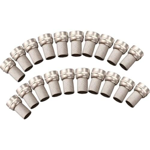 20Pcs CCTV RG6 F-Type Twist-On Coax Coaxial Cable RF Connector Male