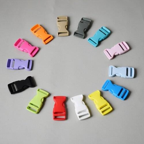 20 Pcs wholesale Plastic breakaway buckle belt buckle for 20mm bag pet dog collar necklace bracelet sewing accessory