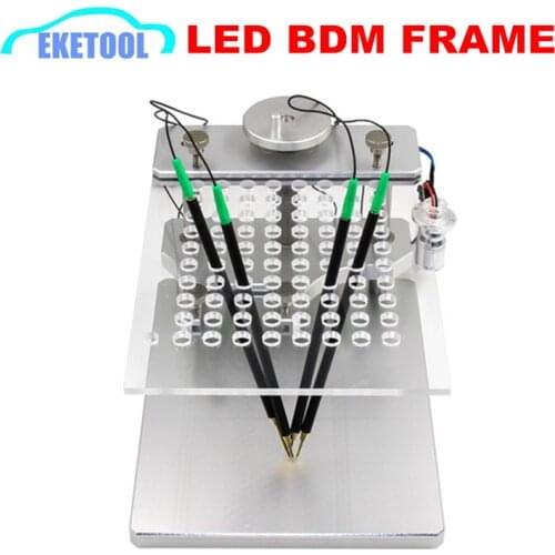 BDM Frame Pro Best Quality 22pcs BDM Adapters Dimsport BDM Probe Adapters Full Set LED BDM Frame ECU RAMP Adapters