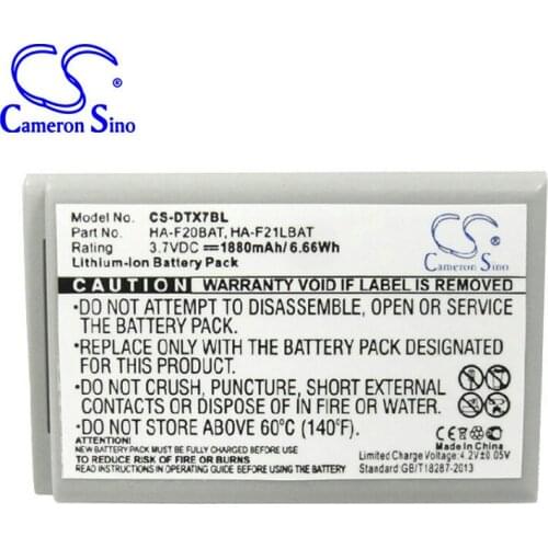 Cameronsino for CASIO DT-X7 DT-X7M10E DT-X7M10R HA-F21LBAT battery