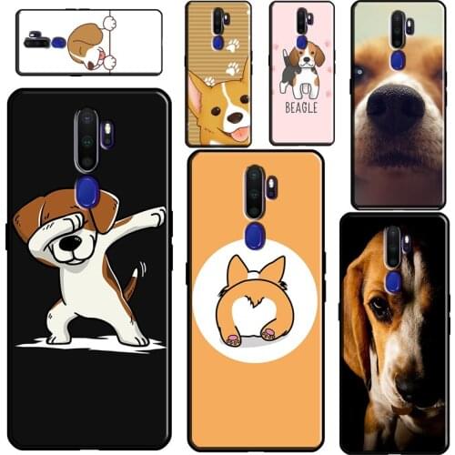Beagle Dog Cute Cartoon Case For OPPO A15 A83 A91 A93 A52 A72 A31 A53 A5 A9 2020 A1K A3S A5S F5 F7 Find X2 X3 Pro