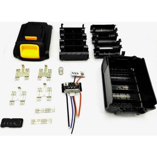 DIY DCB200 Rechargeable Batteries Plastic Case PCB Circuit Board For Dewalt 18V 20V DCB184 DCB181 DCB182 DCB200 Li-Ion Battery