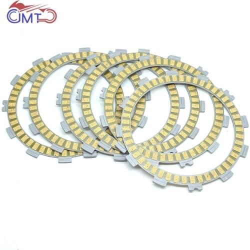 For Suzuki GSX250FX GSX250FXT Kawasaki BJ250 Estrella Custom /RS ZR250 Balius II Fiberous Clutch Friction Disc Plates Set Kit 5P