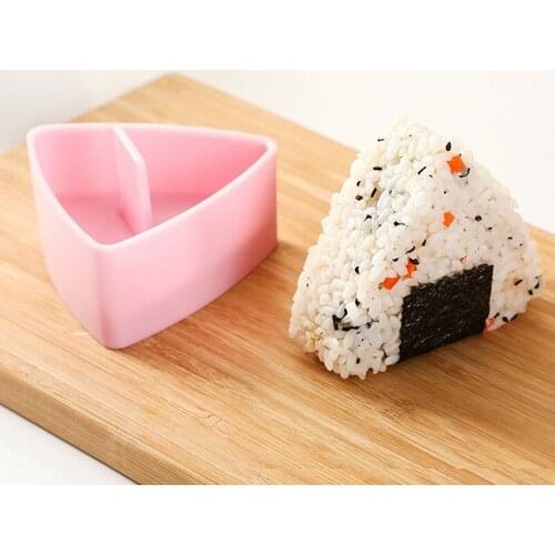 DIY Sushi Mold Onigiri Rice Ball Food Press Triangular Sushi Maker Mold Japanese Bento Accessories Kitchen Gadget Tools