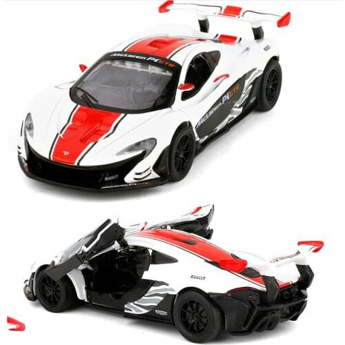 Hot sale High simulation supercar P1 model,1:32 alloy pull back car toy,2 open door toy car,wholesale