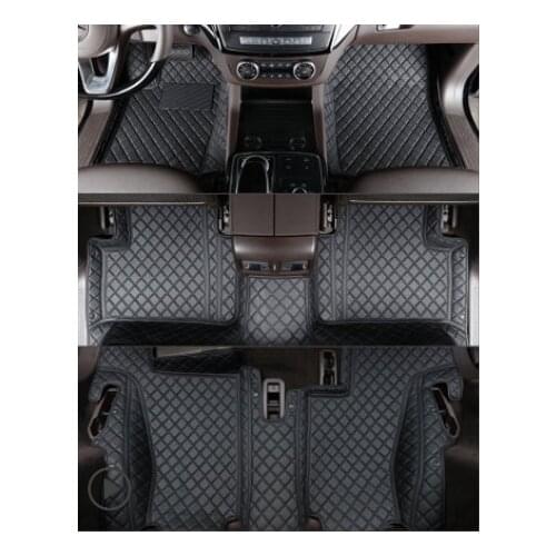 Good quality! Custom special car floor mats for Mercedes Benz GL X166 7 seats 2016-2013 waterproof durable carpets,Free shipping