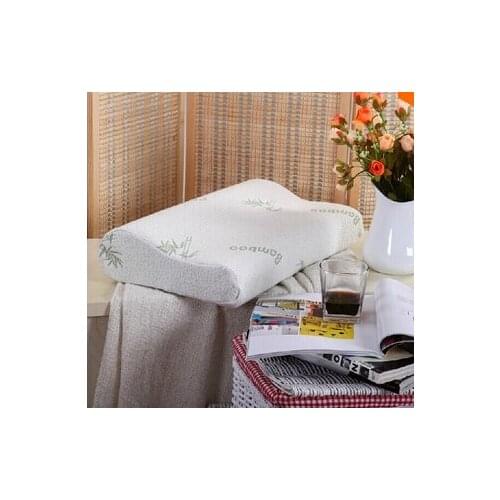 Orthopedic Latex 50*30CM Neck Pillow Fiber White Slow Rebound Memory Foam Pillow Cervical Health Care Pain 50