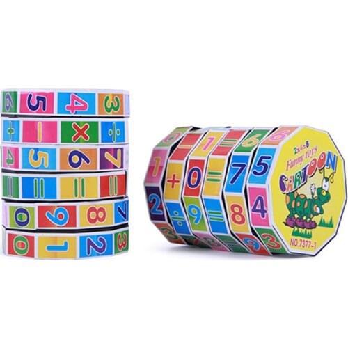 New Educational Puzzle Game Toys Children Intelligent Digital Cube Math For Children Kids Mathematics Numbers Magic Cube Toy