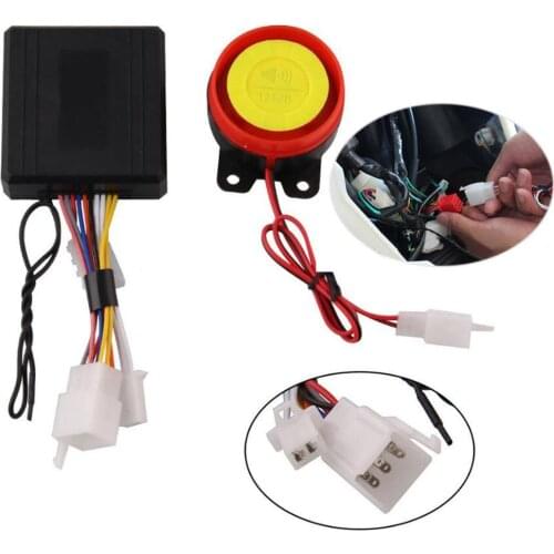 Motorcycle Anti-theft Alarm Universal Accessories Remote Control Engine One-button Start One-way Anti-theft