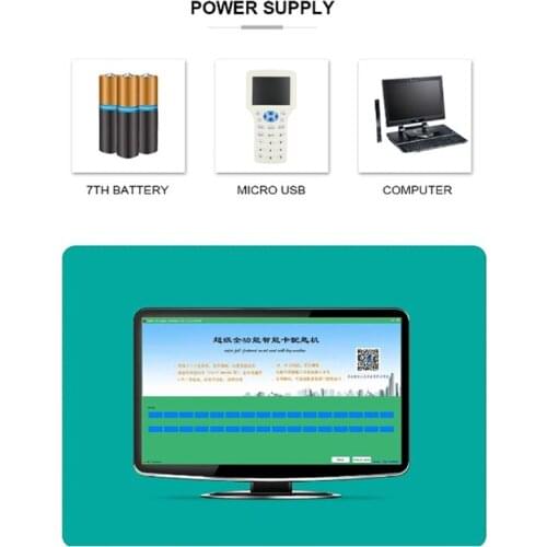 28EA Access Smart Card Copier Reader Writer Copier Duplicator for Full-band IC ID Cards Writable Cards keyfobs Handheld